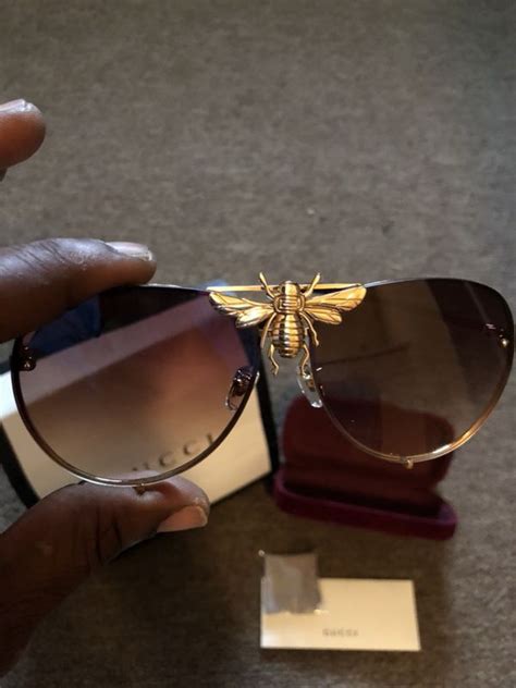 gucci bee sunglasses ebay|authentic Gucci sunglasses sale.